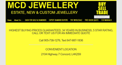 Desktop Screenshot of mcdjewellery.com